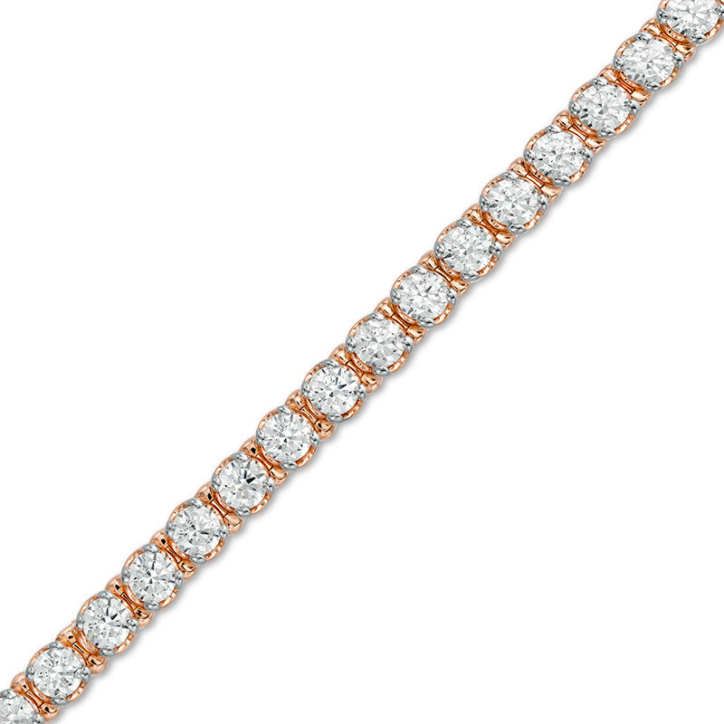 Main Image 1 of 6 CT. T.W. Diamond Tennis Bracelet in 10K Rose Gold