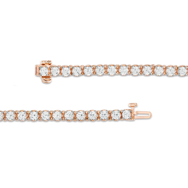 Main Image 3 of 6 CT. T.W. Diamond Tennis Bracelet in 10K Rose Gold