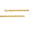 Thumbnail Image 3 of Made in Italy 5.1mm Diamond-Cut Cable Chain Bracelet in 10K Gold - 8.5"