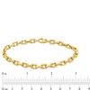 Thumbnail Image 4 of Made in Italy 5.1mm Diamond-Cut Cable Chain Bracelet in 10K Gold - 8.5"