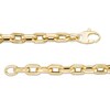 Thumbnail Image 3 of Made in Italy Men's 5.1mm Textured Cable Chain Necklace in 10K Gold - 22"