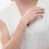 Thumbnail Image 2 of Ladies' 5.0mm Wheat Chain Bracelet in 10K Gold - 7.5"