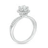 Thumbnail Image 3 of 7/8 CT. T.W. Certified Diamond Double Frame Engagement Ring  in 14K White Gold  (I/SI2)