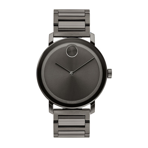 Men's Movado BoldÂ® Gunmetal Grey IP Watch (Model: 3600509)