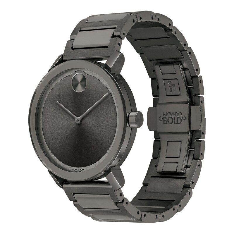 Main Image 3 of Men's Movado Bold® Gunmetal Grey IP Watch (Model: 3600509)