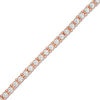 Thumbnail Image 1 of 4 CT. T.W. Diamond Tennis Bracelet in 10K Rose Gold