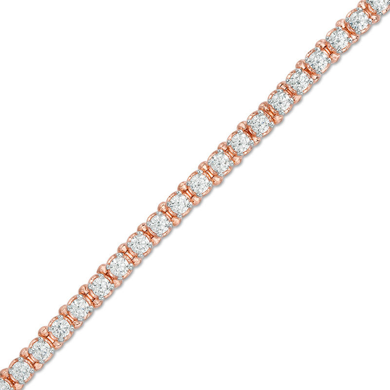 4 CT. T.W. Diamond Tennis Bracelet in 10K Rose Gold