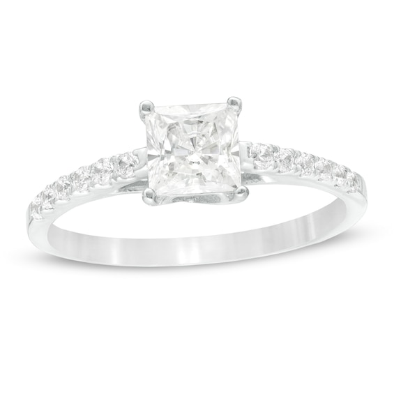 1-1/4 CT. T.w. Princess-Cut Diamond Engagement Ring in Platinum