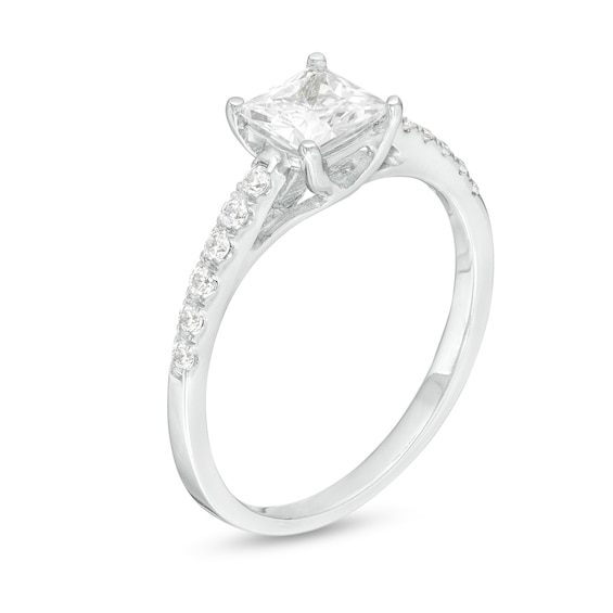 1-1/4 CT. T.w. Princess-Cut Diamond Engagement Ring in Platinum