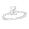 Thumbnail Image 0 of 1 CT. T.W. Emerald-Cut Diamond Engagement Ring in Platinum