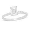 Thumbnail Image 0 of 1 CT. T.W. Emerald-Cut Diamond Engagement Ring in Platinum