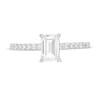 Thumbnail Image 3 of 1 CT. T.W. Emerald-Cut Diamond Engagement Ring in Platinum