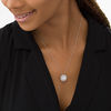 Thumbnail Image 2 of 1 CT. T.W. Composite Diamond Double Frame Pendant in 10K White Gold