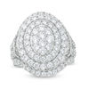 Thumbnail Image 1 of 3 CT. T.W. Composite Diamond Oval Multi-Frame Ring in 10K White Gold