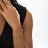 Thumbnail Image 2 of 1/5 CT. T.W. Composite Diamond Twist Station Bracelet in 10K Gold - 7.25"