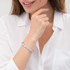 Thumbnail Image 2 of 5 CT. T.W. Baguette and Round Diamond Bracelet in 10K White Gold