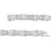 Thumbnail Image 3 of 5 CT. T.W. Baguette and Round Diamond Bracelet in 10K White Gold