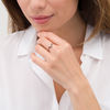 Thumbnail Image 2 of 1/8 CT. T.W. Black Diamond Chevron Ring in Sterling Silver