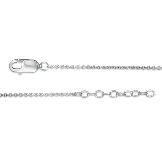 1/20 CT. T.w. Diamond Double Star Anklet in Sterling Silver - 10"
