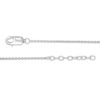 Thumbnail Image 3 of 1/20 CT. T.W. Diamond Sideways Anchor Anklet in Sterling Silver - 10"