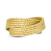 Thumbnail Image 4 of Diamond-Cut Multi-Row Criss-Cross Orbit Ring in 10K Gold - Size 7