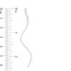 Thumbnail Image 3 of 3/4 CT. T.W. Diamond Squiggle Drop Earrings in 10K White Gold
