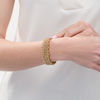 Thumbnail Image 2 of 19.0mm Panther Link Chain Bracelet in 10K Gold - 7.5"