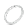 Thumbnail Image 2 of 1/5 CT. T.W. Diamond Scattered Wedding Band in Platinum