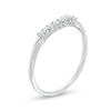 Thumbnail Image 3 of 1/10 CT. T.W. Diamond Slight Contour Wedding Band in Platinum