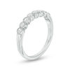 Thumbnail Image 2 of 1/4 CT. T.W. Diamond Bezel Set Vintage-Style Wedding Band in Platinum