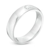 Thumbnail Image 2 of Men's 1/6 CT. Diamond Solitaire Wedding Band in Platinum