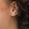 Thumbnail Image 2 of Love's Destiny by Zales 1-5/8 CT. T.W. Certified Diamond Solitaire Stud Earrings in 14K White Gold (I/I2)