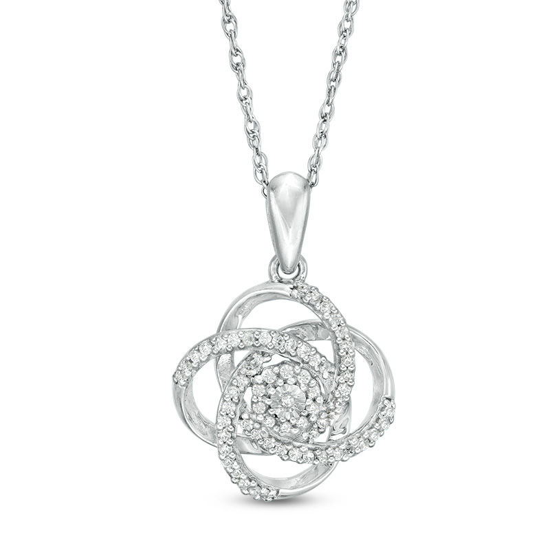 Silver Tone Knot Necklace – Mint Velvet
