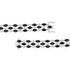 Thumbnail Image 3 of Marquise Black Spinel and White Sapphire Alternating Triple Row Bracelet in Sterling Silver - 7.5"