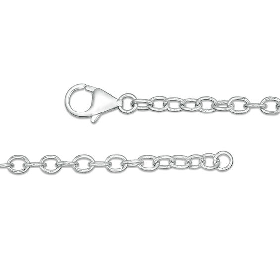 Oval Multi-Gemstone and White Topaz Bracelet in Sterling Silver - 7.5"