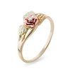 Thumbnail Image 2 of Black Hills Gold 1/20 CT. Diamond Solitaire Rose Ring
