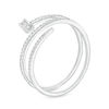 Thumbnail Image 3 of 1/6 CT. T.W. Diamond Wraparound Nail Ring in 10K White Gold