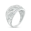 Thumbnail Image 3 of 3/4 CT. T.W. Baguette and Round Diamond Twist Ring in 10K White Gold