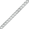 Thumbnail Image 1 of 3 CT. T.W. Diamond Square-Shaped Swirl Frame Tennis Bracelet in 10K White Gold