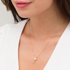Thumbnail Image 2 of 1/10 CT. T.W. Diamond Palm Tree Pendant in 10K Gold