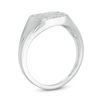 Thumbnail Image 3 of 1/6 CT. T.W. Composite Diamond Cushion Signet Ring in 10K White Gold