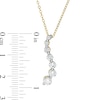 Thumbnail Image 3 of 3/4 CT. T.W. Journey Diamond Pendant in 14K Gold