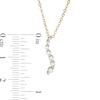 Thumbnail Image 3 of 1 CT. T.W. Journey Diamond Pendant in 14K Gold