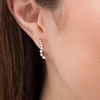 Thumbnail Image 1 of 1/2 CT. T.W. Journey Diamond Drop Earrings in 14K Gold