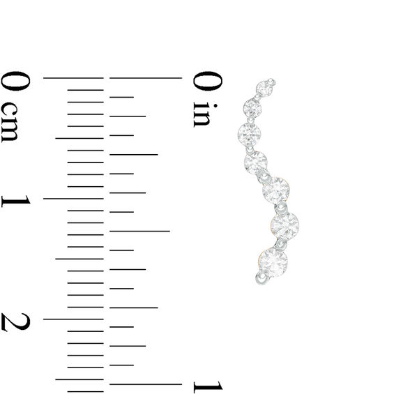 1/2 CT. T.w. Journey Diamond Drop Earrings in 14K Gold