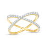 Thumbnail Image 0 of 3/8 CT. T.W. Diamond Orbit Ring in 10K Gold