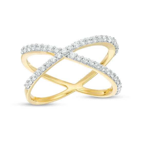 3/8 CT. T.w. Diamond Orbit Ring in 10K Gold