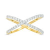 Thumbnail Image 3 of 3/8 CT. T.W. Diamond Orbit Ring in 10K Gold