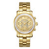 Thumbnail Image 1 of Ladies' JBW Laurel 1/10 CT. T.W Diamond and Crystal Accent 18K Gold Plate Watch (Model: J6330A)