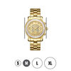 Thumbnail Image 4 of Ladies' JBW Laurel 1/10 CT. T.W Diamond and Crystal Accent 18K Gold Plate Watch (Model: J6330A)